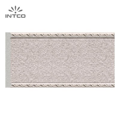 INTCO 8cm Hot Selling Waterproof Decorative Wall Panel and Flooring Primed Laminate MDF Baseboard