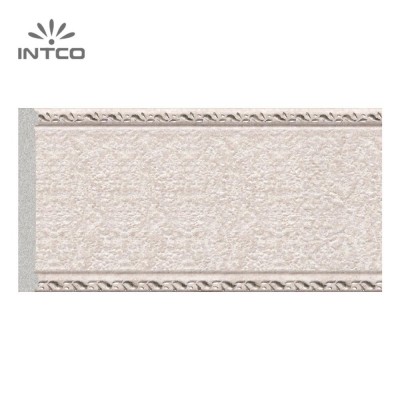 INTCO 8cm High Quality Waterproof Decorative Polystyrene Wall Panel and Flooring Skirting Primed Baseboard