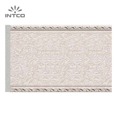 INTCO 10cm Big Size Hot Selling Quick Install Waterproof Plastic Stone Style Wall Panel Foam Cornice Moulding